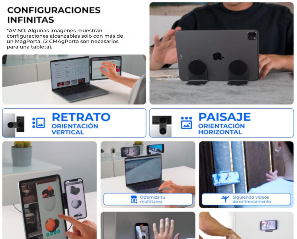 Pack MagPorta Dúo Más utilidad, más comodidad